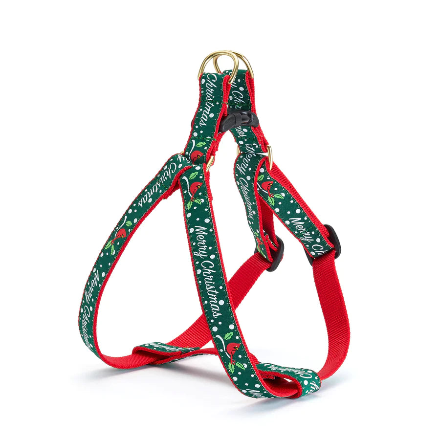 Merry Christmas Dog Harness (Optional Leash)