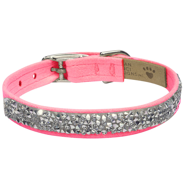 Crystal Rocks 1/2" Dog Collar