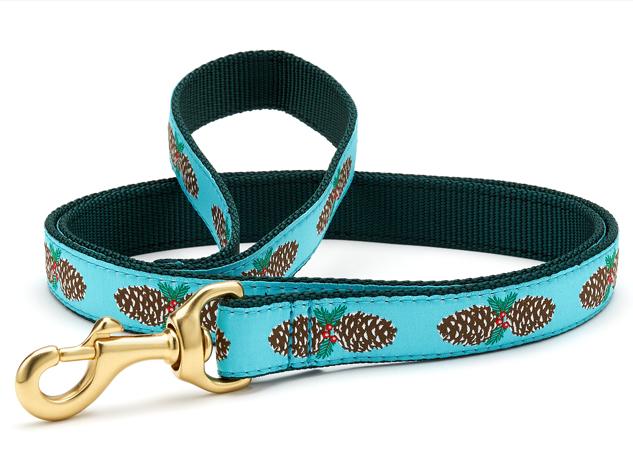 Pinecones Dog Collar (Optional Lead)