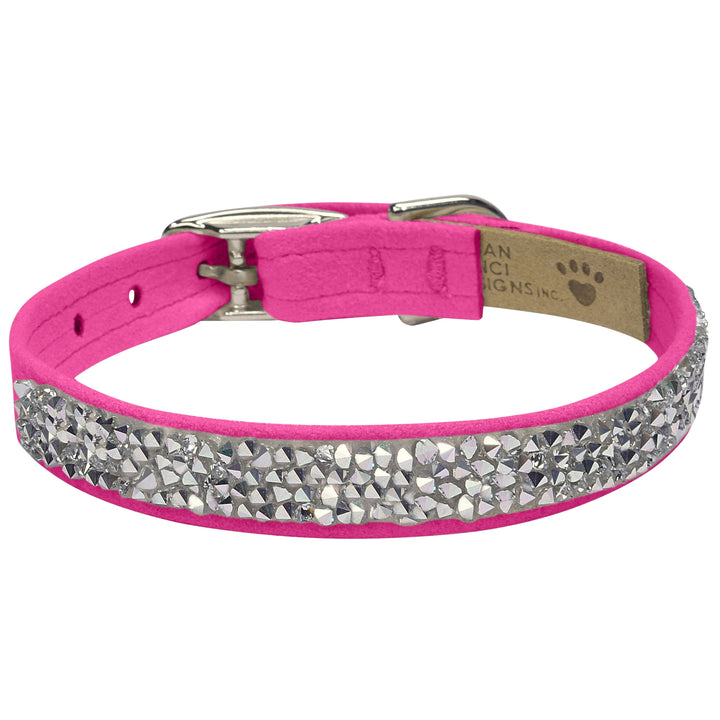 Crystal Rocks 1/2" Dog Collar