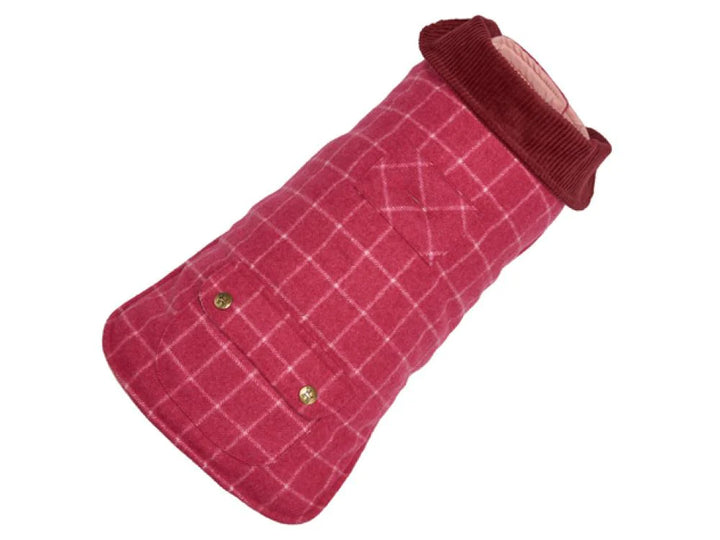 Tweed Dog Coat (Pink or Green)