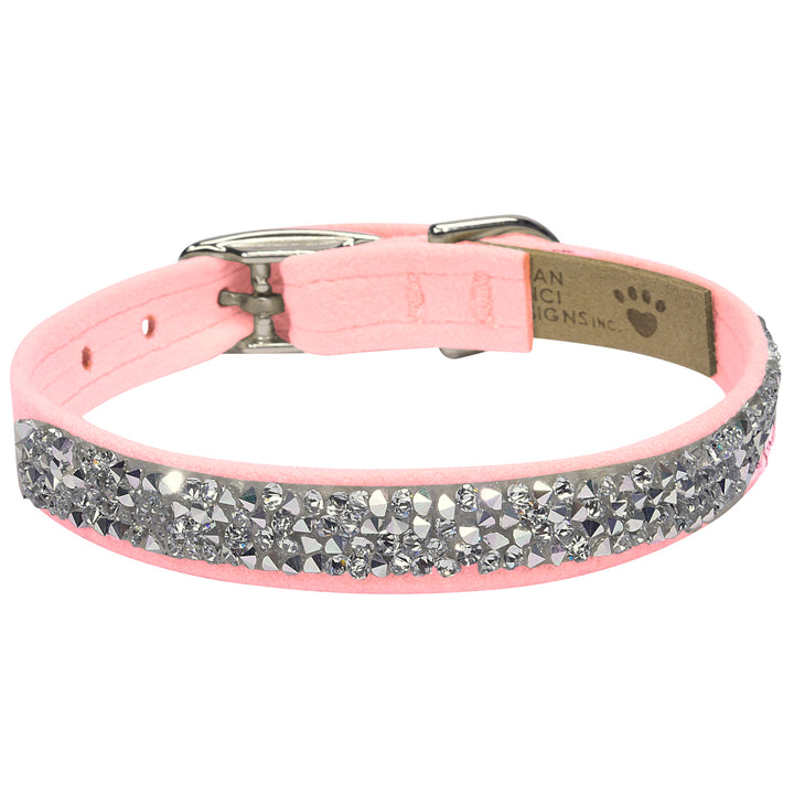 Crystal Rocks 1/2" Dog Collar