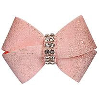 Puppy Pink Glitzerati Single Nouveau  Hair-Bow