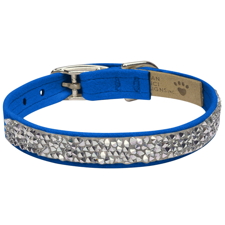 Crystal Rocks 1/2" Dog Collar