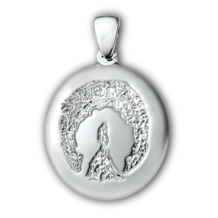 Sterling Silver Paw Print Charm
