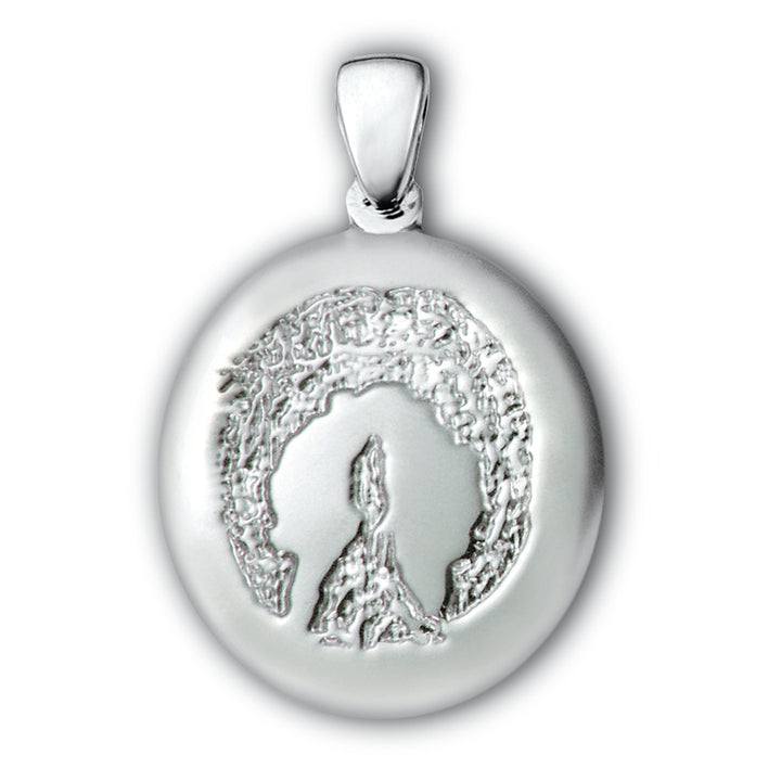 Sterling Silver Paw Print Charm