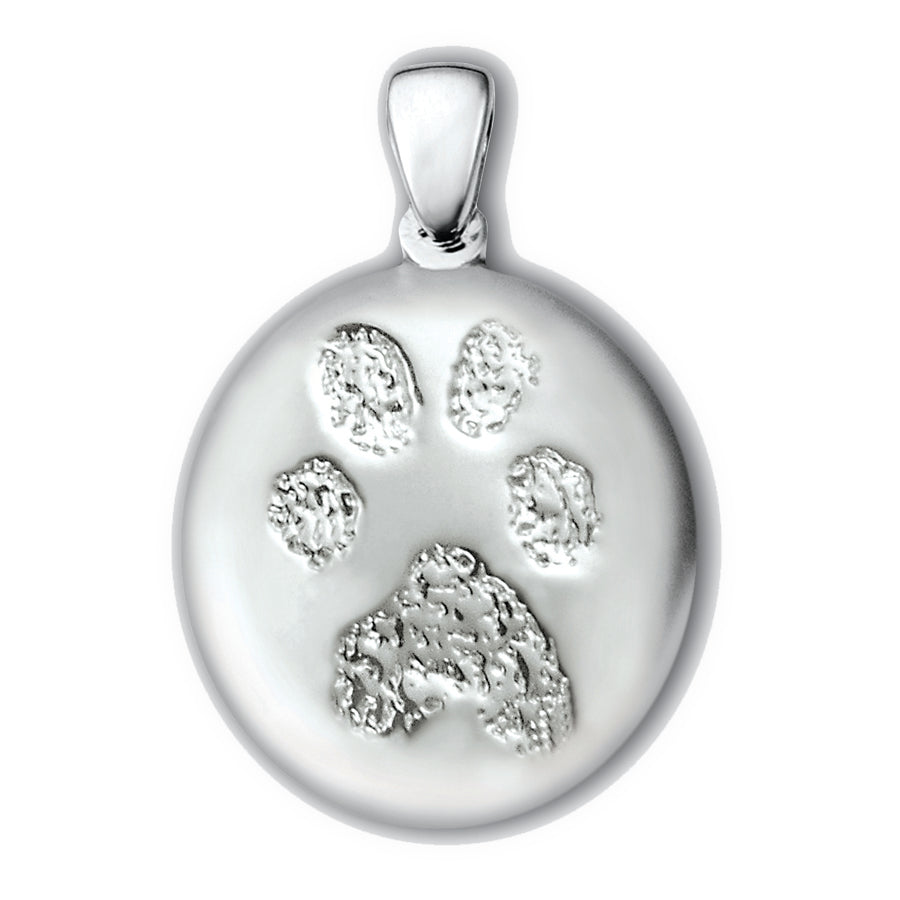 Sterling Silver Paw Print Charm