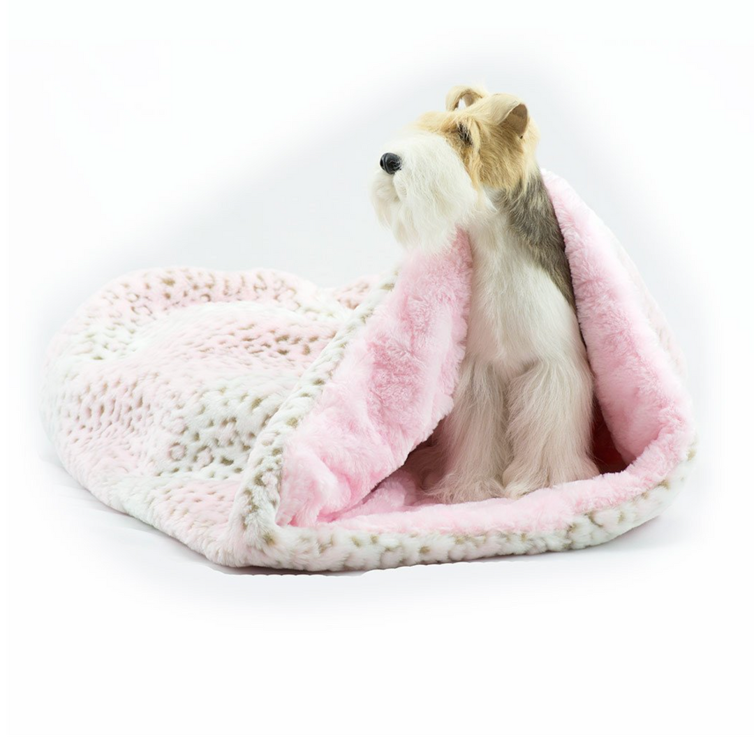 Pink Lynx with Puppy Pink Shag Cuddle Cup