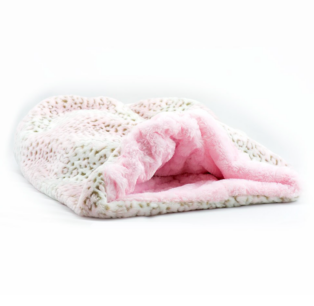 Pink Lynx with Puppy Pink Shag Cuddle Cup
