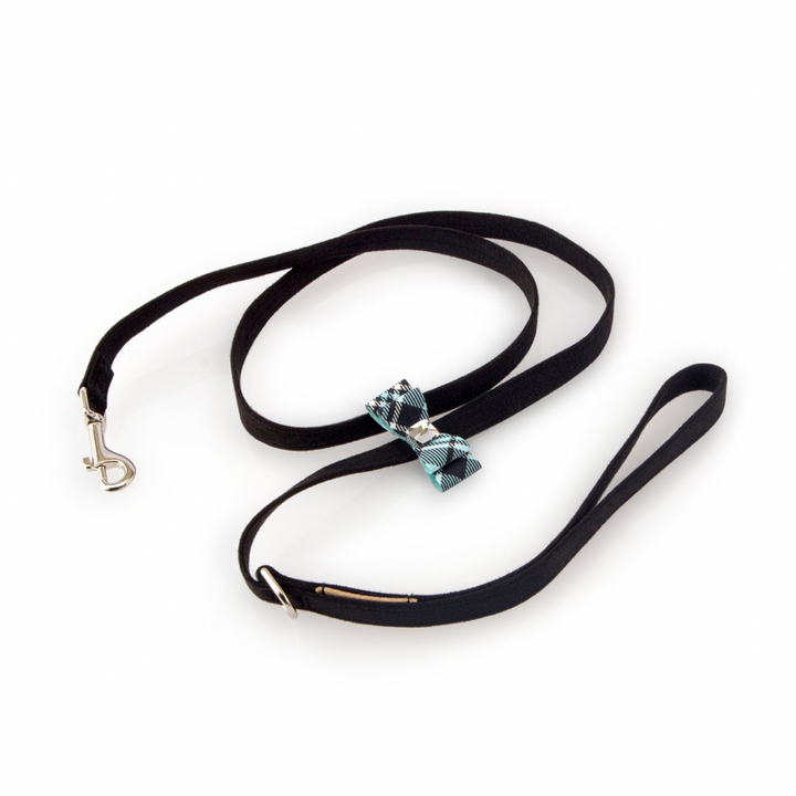 Tiffi Plaid Big Bow Leash