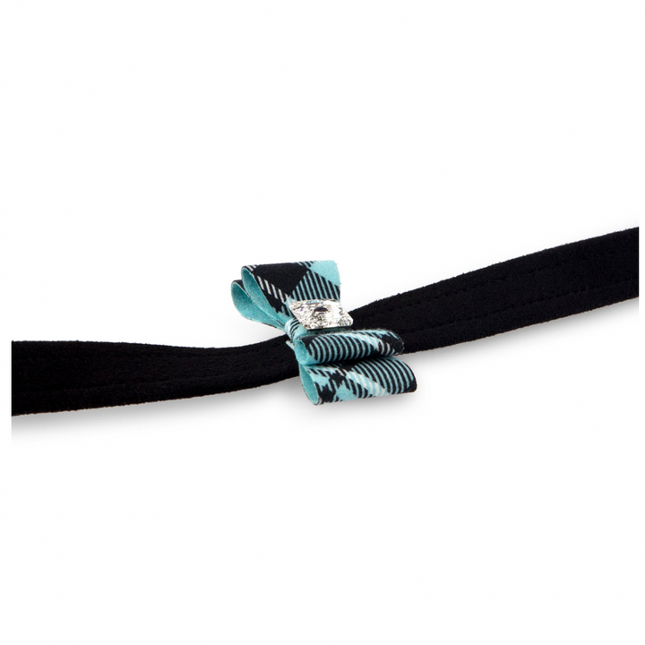 Tiffi Plaid Big Bow Leash