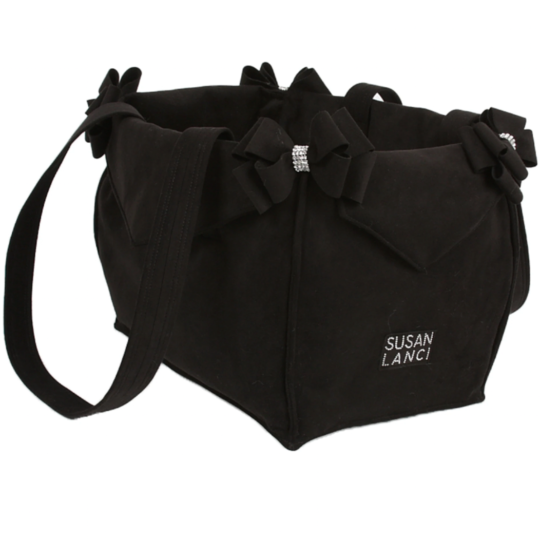 Black Double Nouveau Platinum Luxury Dog Carrier
