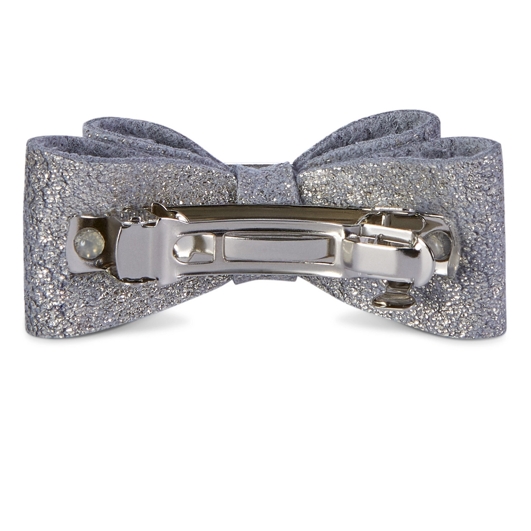 Platinum Glitzerati Big Bow Hair-Bow