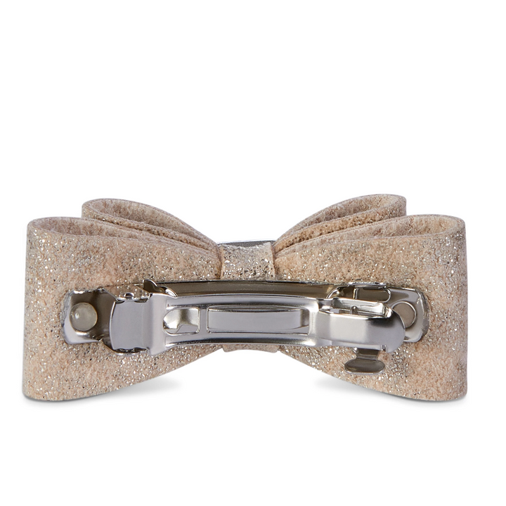 Champagne Glitzerati Single Big Hair-Bow