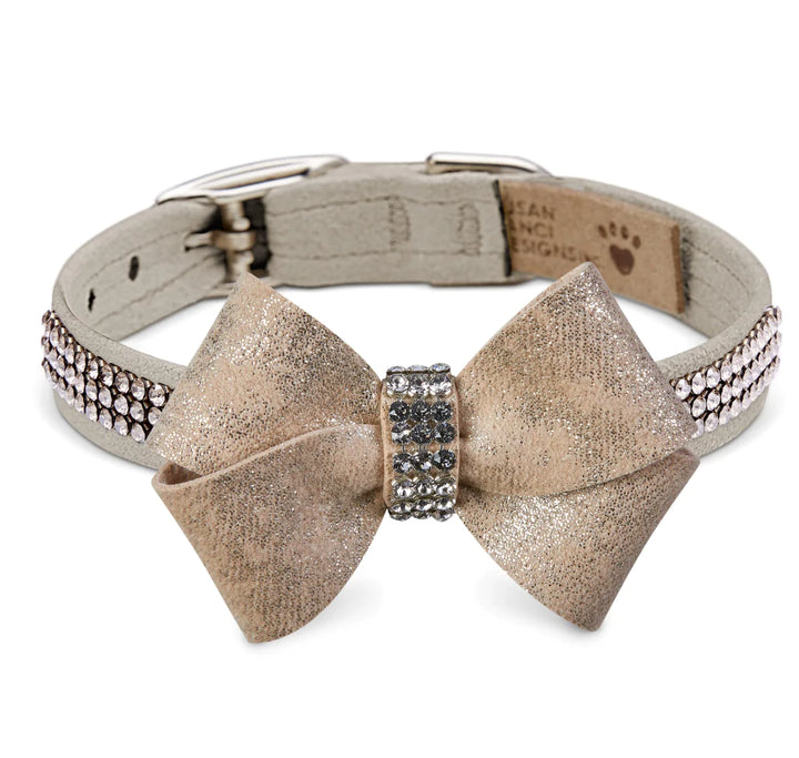 Glitzerati Nouveau Bow 3 Row Giltmore Collar (3 Glitz Colors)