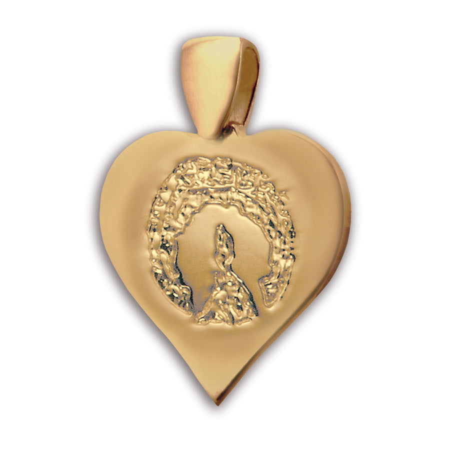 Gold (14k) Heart Pet Print Charm