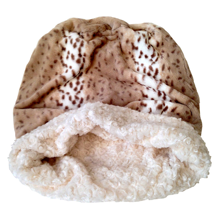 Snow Leopard Plush Cozy Sak