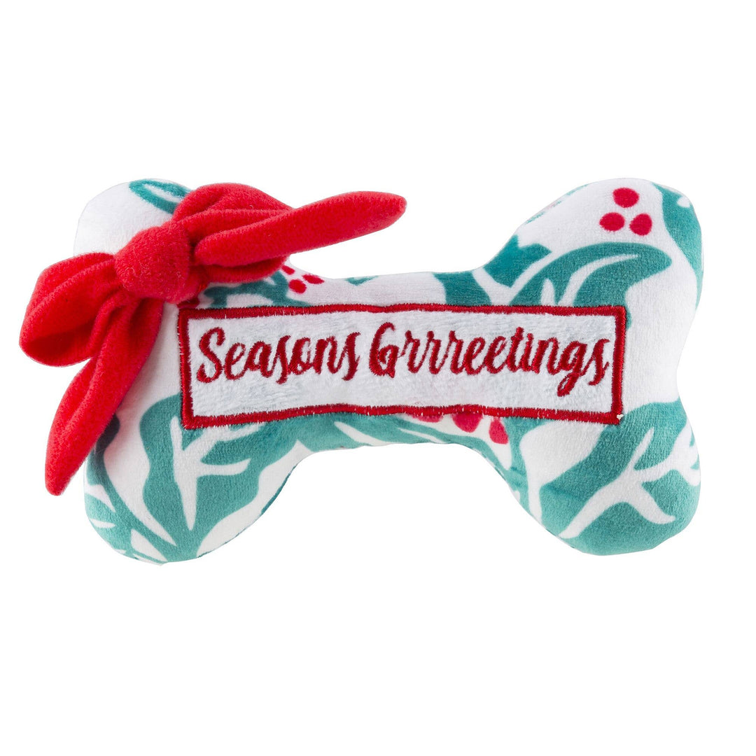 Seasons greetings Puppermint Bones Dog Toy