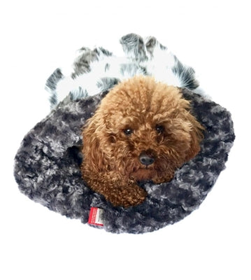 Grey Arctic Fox Luxury Cozy Sak