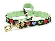 Colorful Hearts Dog Leash