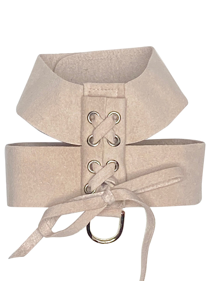Hollywood Bow Dog Harness, Light Rose