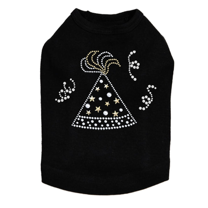Party Hat - Dog Tank - Choose Color