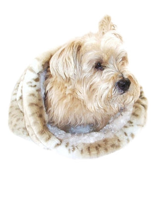 Snow Leopard Plush Cozy Sak