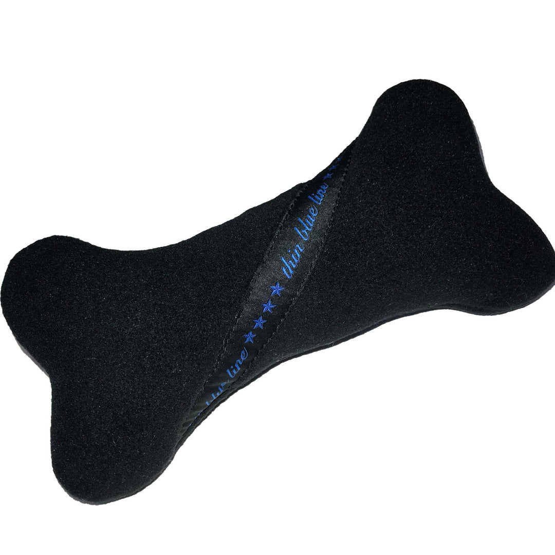 Blue Line Stars Stuffed Toy (Black)