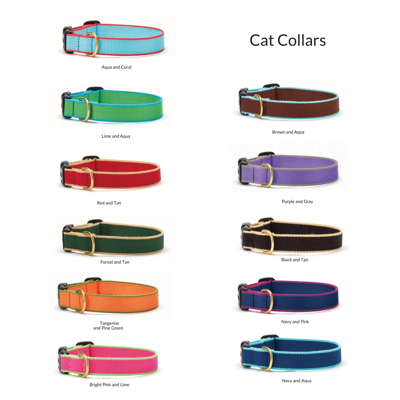 Bamboo Cat Collars (Choose Color)