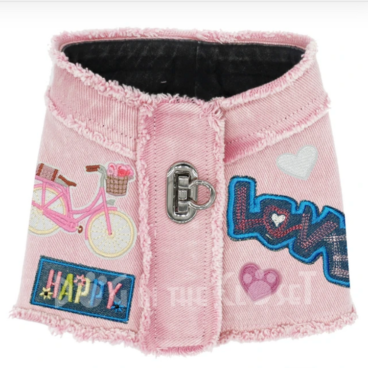 Bicycle Ride Denim Harness Vest