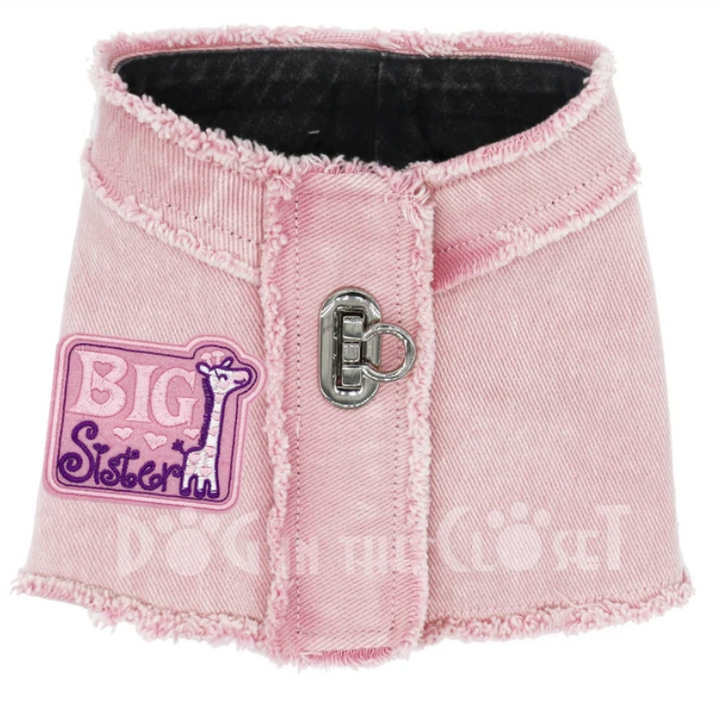 Big Sister Denim Harness Vest