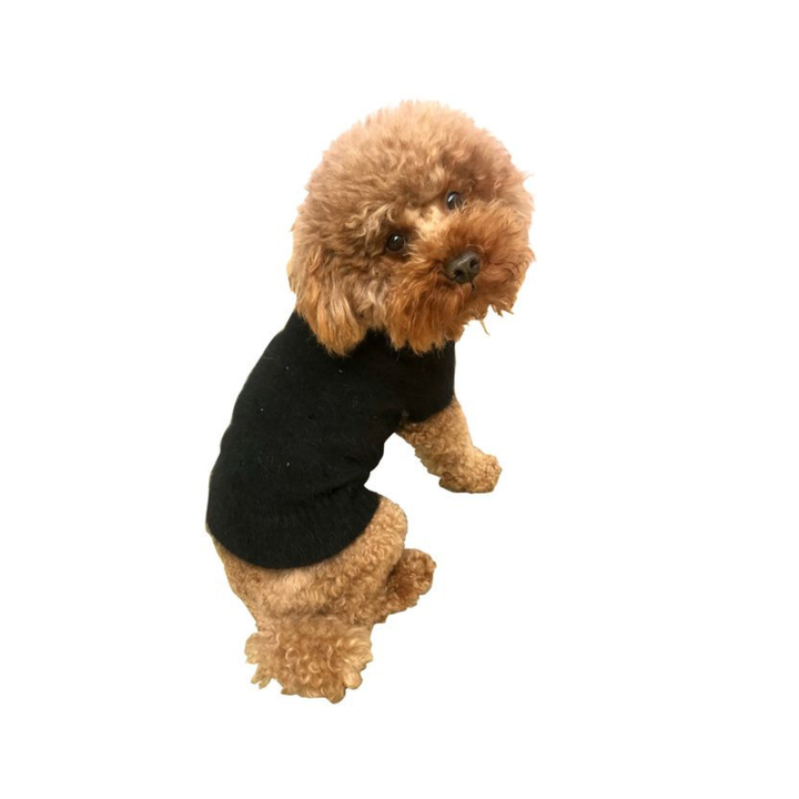 Glam Rhinestone Angora Dog Sweater