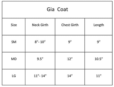 Gia Dog Coat