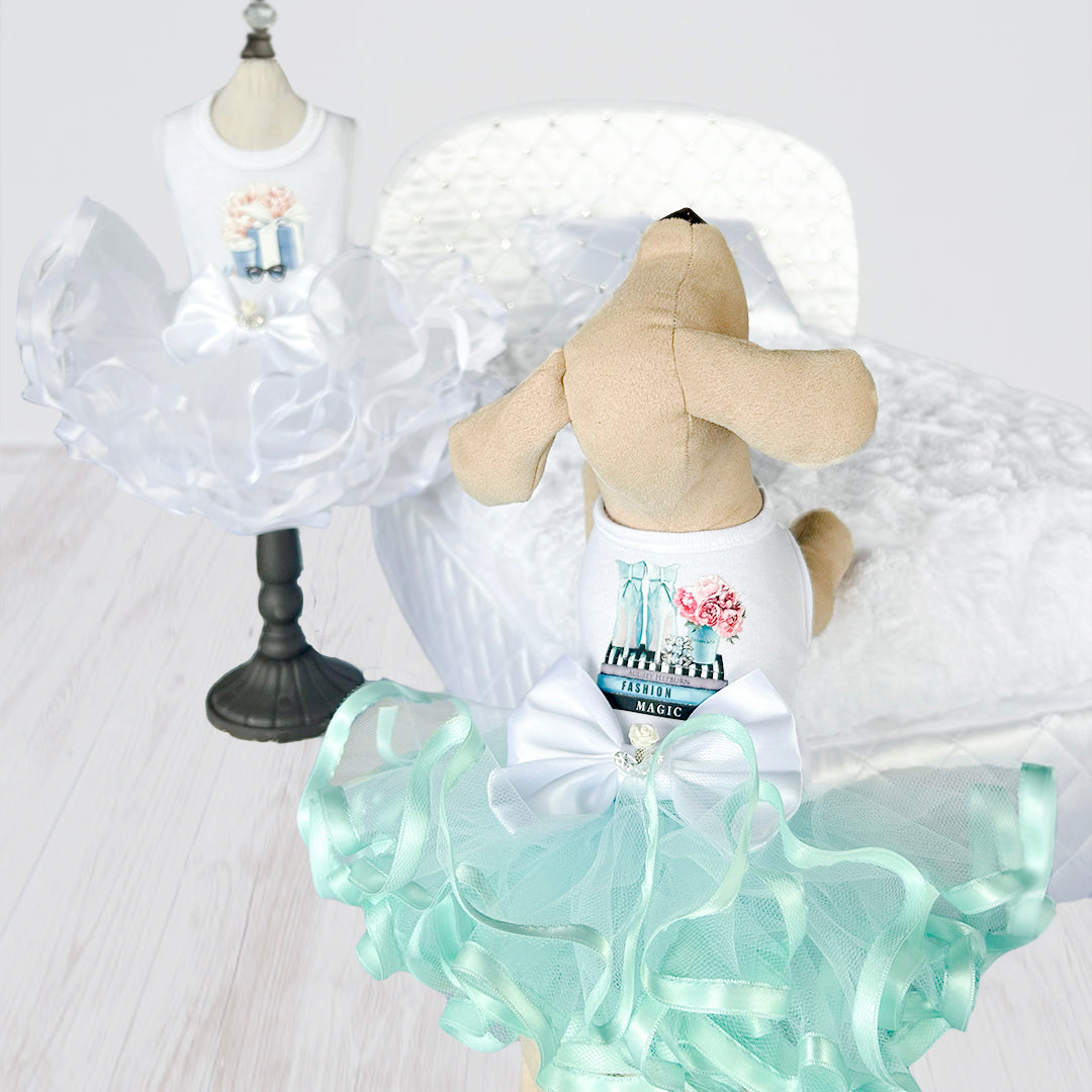 Goddess Aqua Kali Dog Tutu Dress