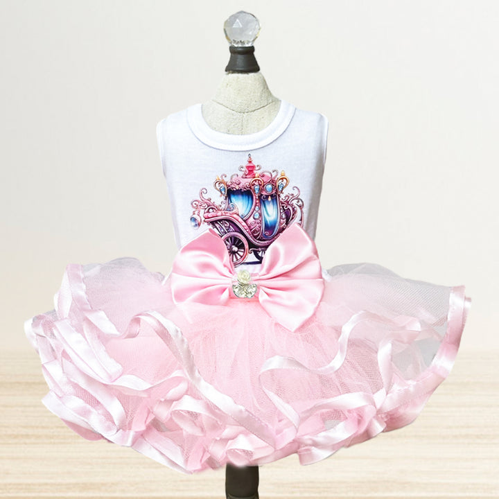 Goddess Pink Freya Dog Tutu Dress