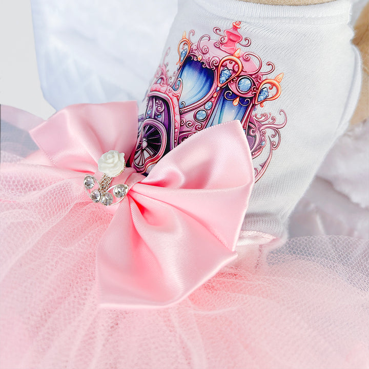 Goddess Pink Freya Dog Tutu Dress