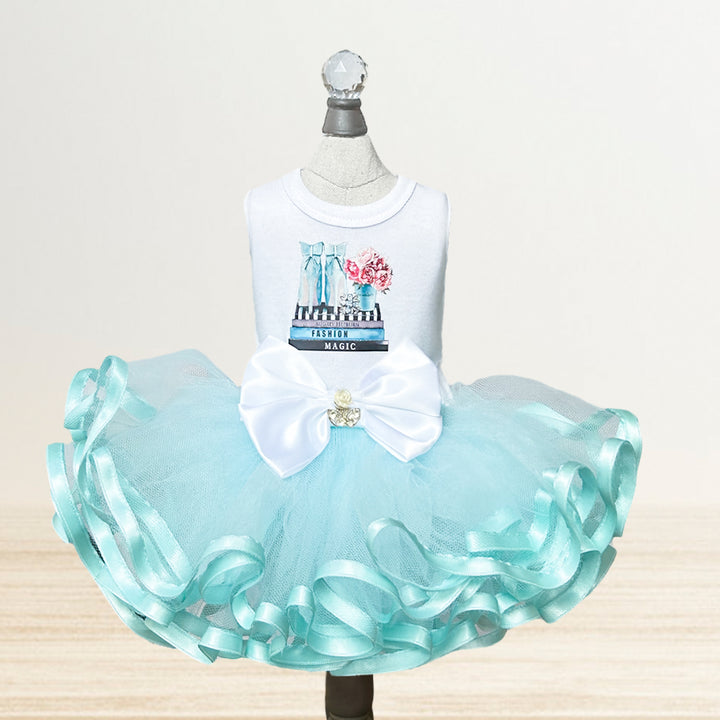 Goddess Aqua Kali Dog Tutu Dress