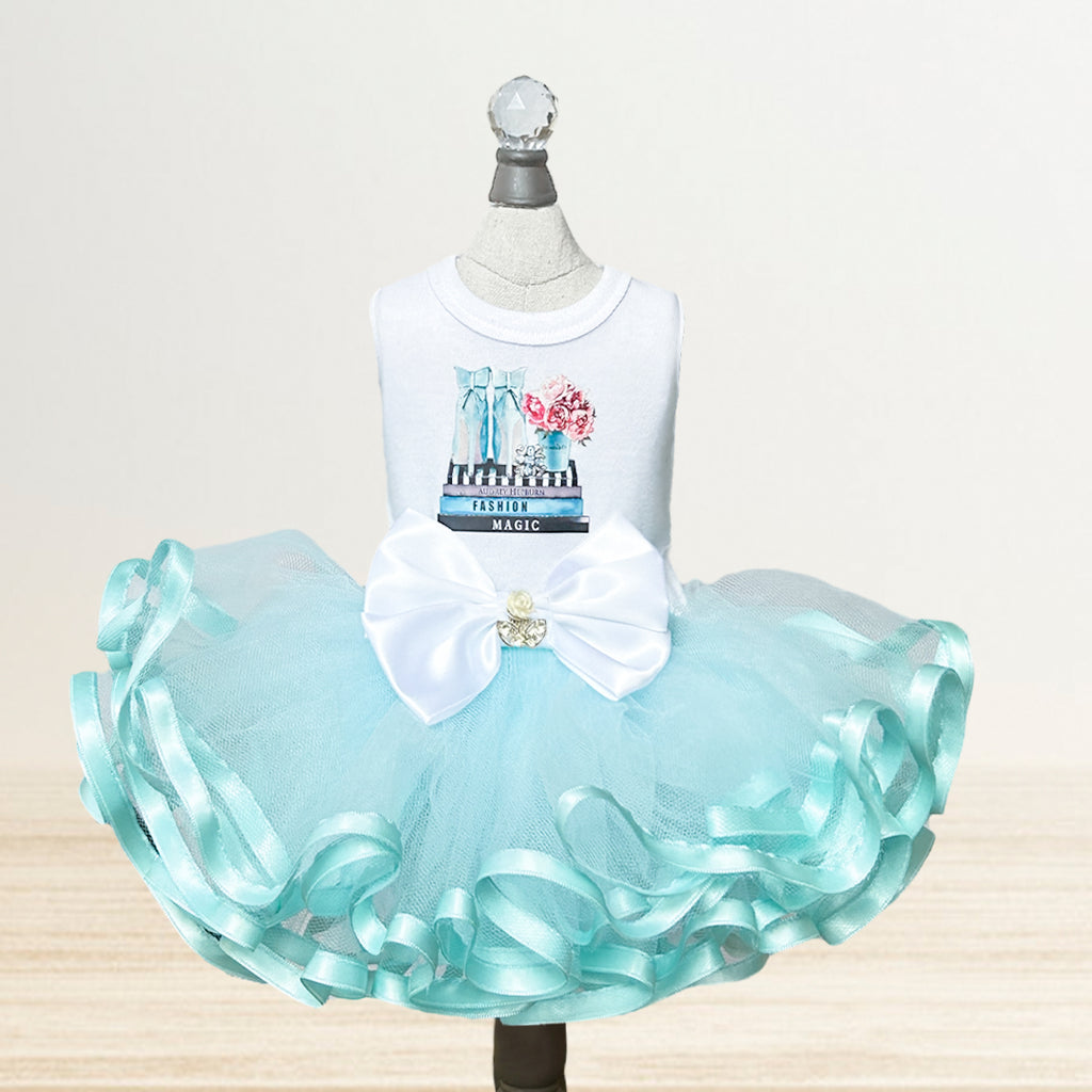 slim fit dress slacks Goddess Aqua Kali Dog Tutu Dress – Chloe Cole Pet Couture