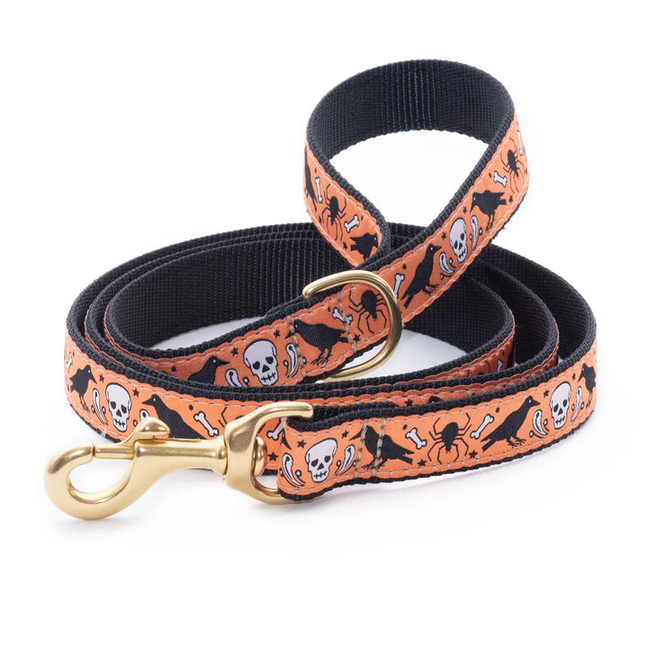 Nevermore Raven Small Breed Dog Collar (Optional Lead or Harness)