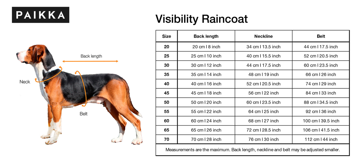 PAIKKA Visibility Raincoat Lite