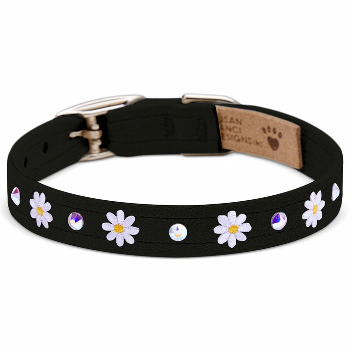 1/2" Small Daisies Dog Collars