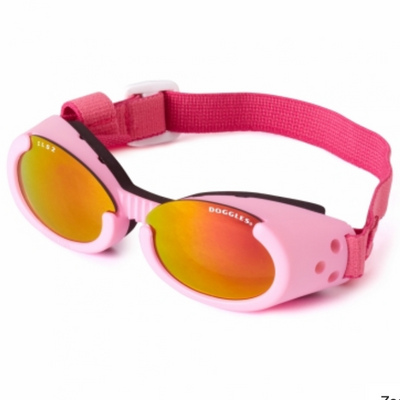 ILS 2 Med Pink Frame + Sunset Mirror Lens 100% UV Protection Anti-Fog + Anti-Shatter Ships Free