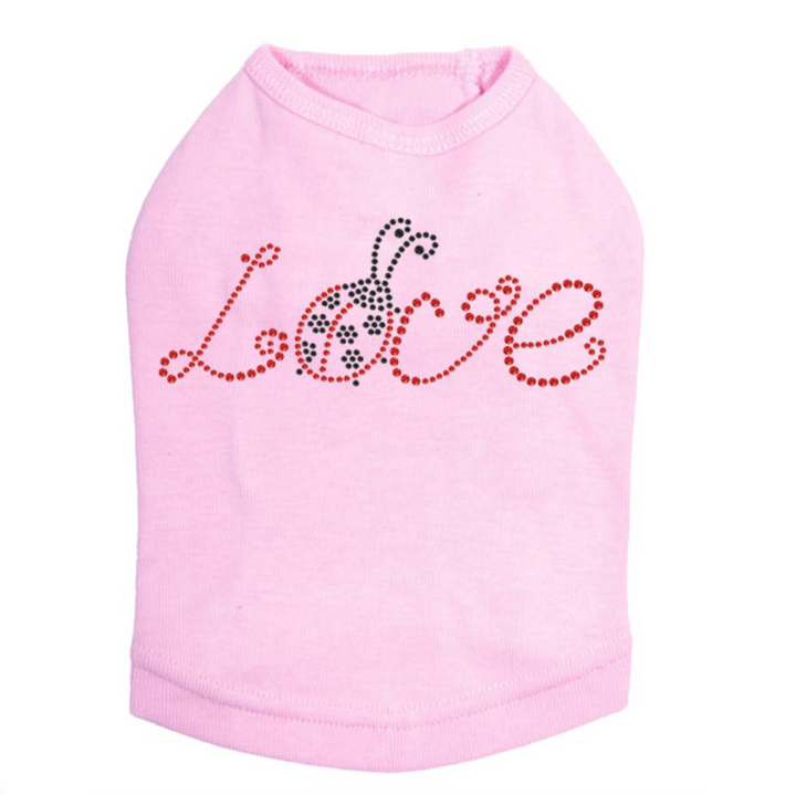 Love and Ladybug Dog Tank (multi colors)