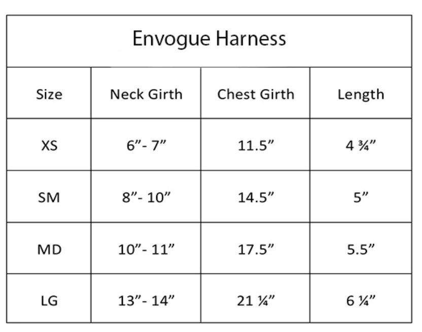 Envogue Dog Harness Vest (6 Colors)