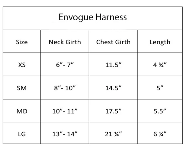 Envogue Dog Harness Vest (6 Colors)