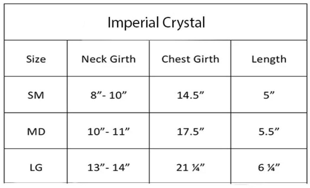 Imperial Crystal Dog Harness Vest