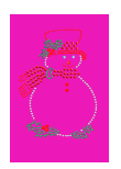 Snowman with Red Scarf Short-Sleeve Women's T-shirt