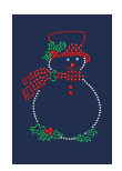 Snowman with Red Scarf Short-Sleeve Women's T-shirt