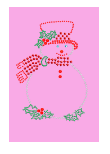 Snowman with Red Scarf Short-Sleeve Women's T-shirt