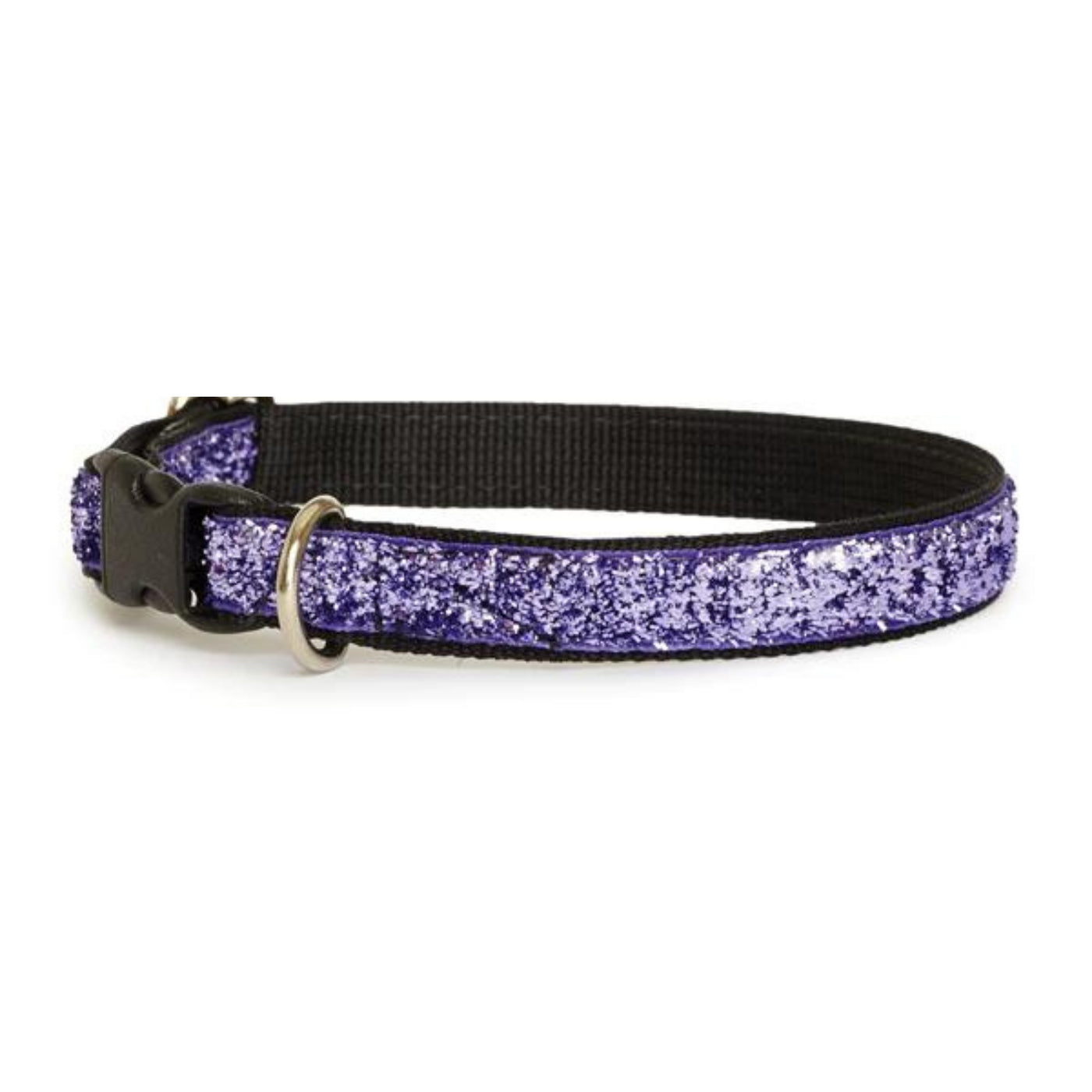 Sparkle Dog Collar Personalized Name on Plastic Buckle